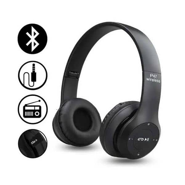 p47 wireless headphones headsets hd sound 1