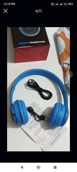 p47 wireless headphones headsets hd sound 8