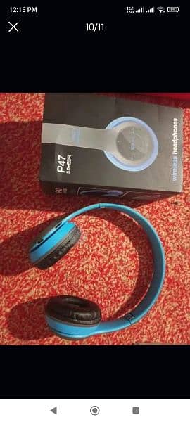 p47 wireless headphones headsets hd sound 12