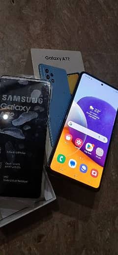 Samsung Galaxy A72 urgentlysell 128 (03264398311)pta approved with box