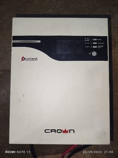 crown Durant 2.4 KVA inverter/ups