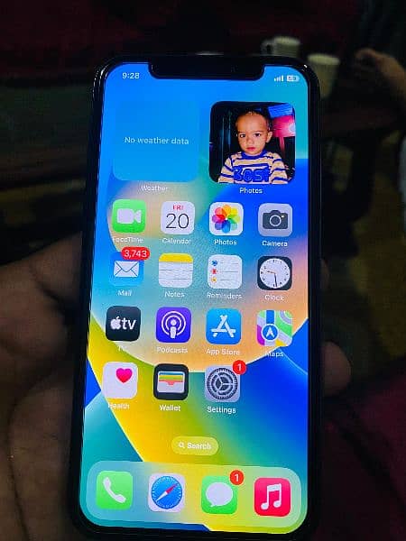 iPhone X official PTA approved  256GB 7