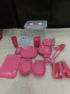 plastic new 85 pcs dinner set for sale