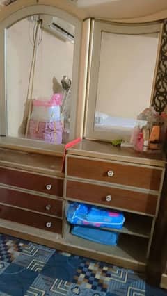 double mirror dressing table 0