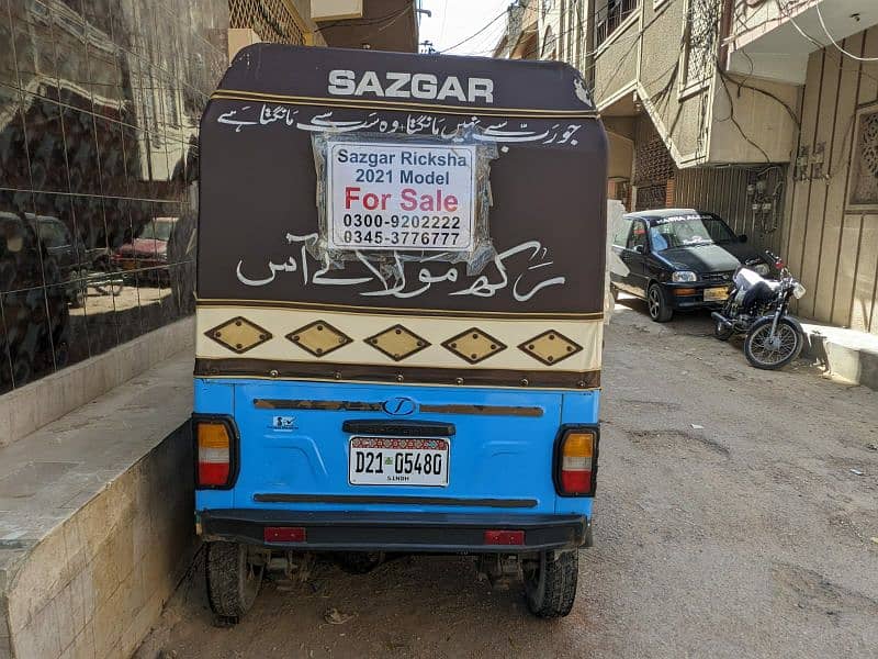 sazgar rickshaw for sale 7