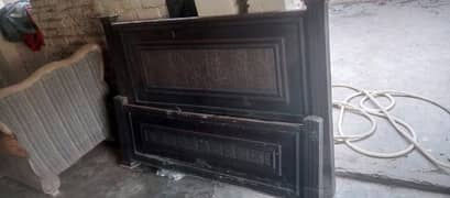 2 Wooden Double bed urgent sell