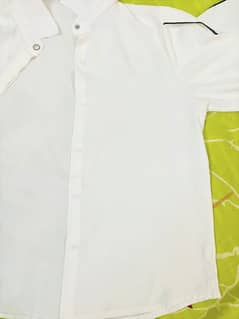 Contrast Trim White Shirt | Women