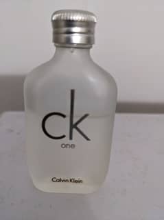 Calvin Klein One unisex perfume, 15ml bottle, 1/3rd used