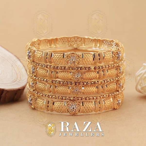 Gold Bangles low range for Wedding start from 200000 15