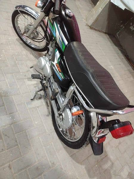 HONDA CG-125 KARACHI NUMBER 2022-2023 MODEL 4