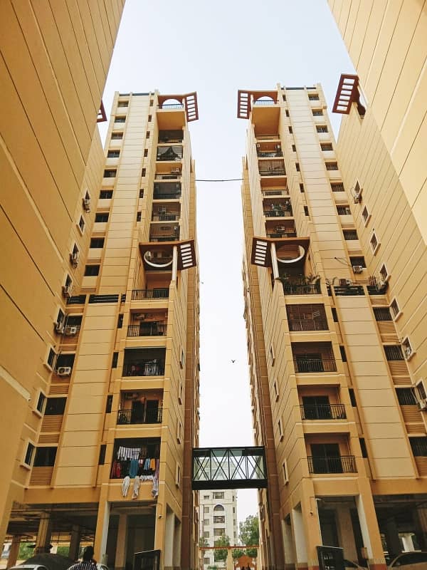 Saima Palm Residency 3 bed drawing dining Appartment Available On Rent Block 11 Jauhar 13