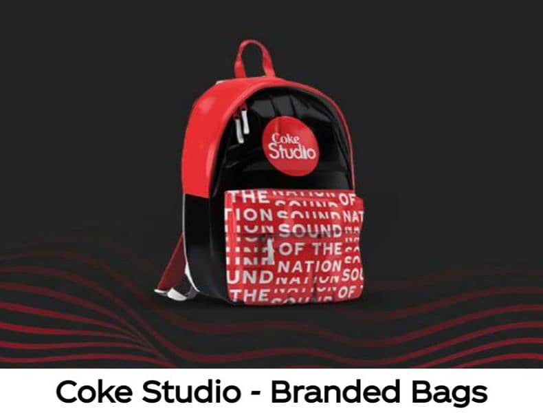 coke studio bag red and Black colour brand new and soft anailty 0