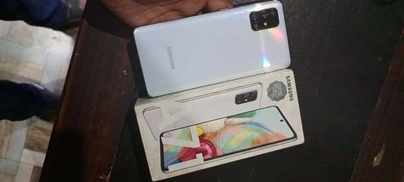 Samsung A71 8 128 afical PTA only diba All ok phone 2