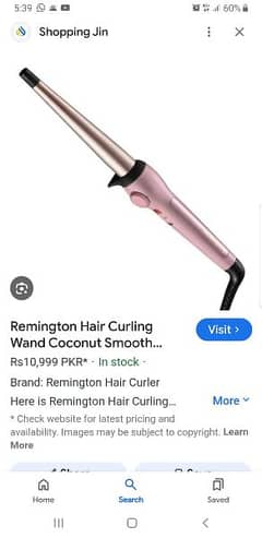 Remington hair curler, brand new condition, price 7000