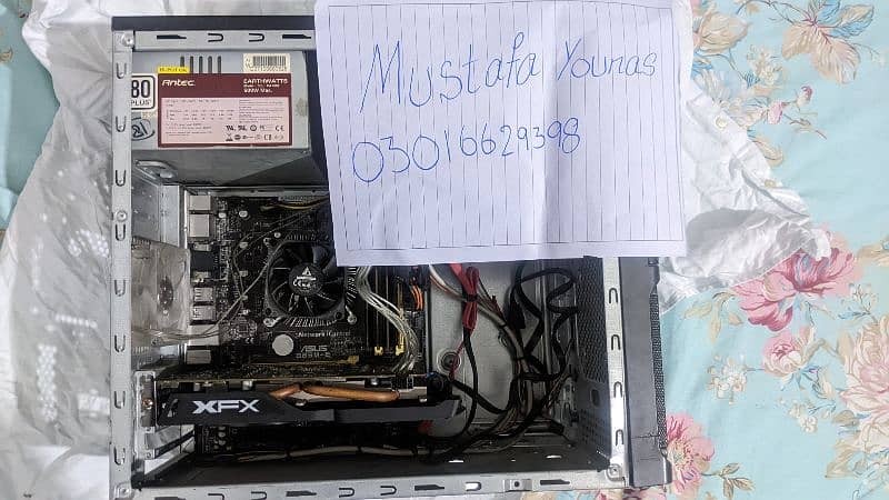 Whole pc with i5 4690 and rx 580 8 gb. read ad 3