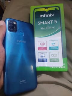 Infinix smart 5 ram3GB room64GB lush cundion no open repir with box. 0