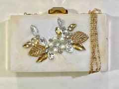 resin handmade clutch