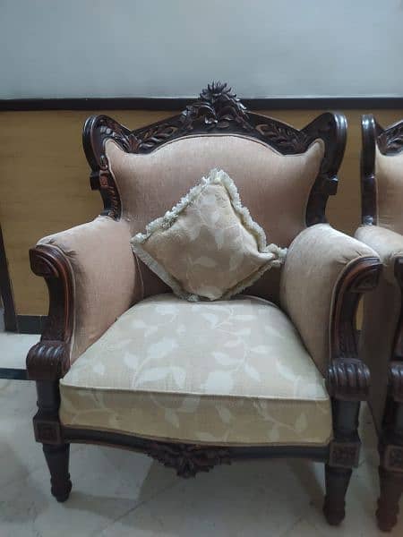 5seater wooden sofa 1