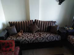 SOFA SET 5 SEATER, GOOD CONDITION, URGENT SALE 0