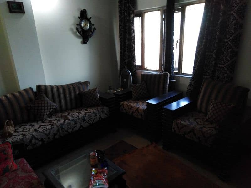 SOFA SET 5 SEATER, GOOD CONDITION, URGENT SALE 2