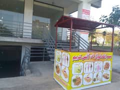 fast food display counter