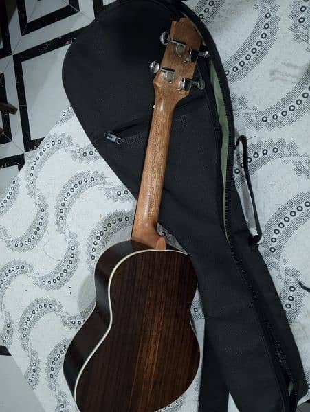 ukulele,bag and 2picks 1