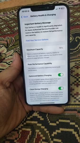 iphone xamax 25gb PTA APproved physical E simApproved 2