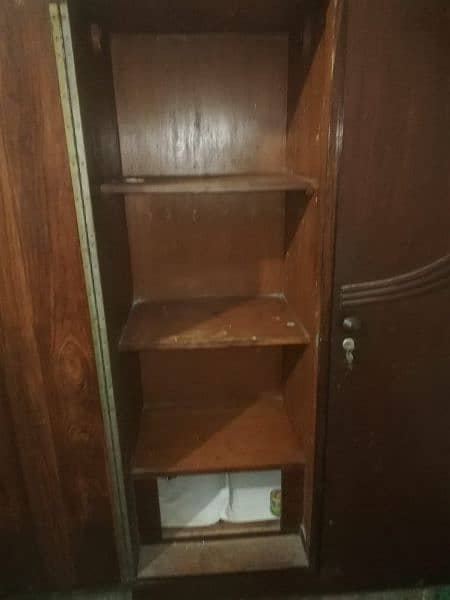 wooden cupboard 2 door big size 4