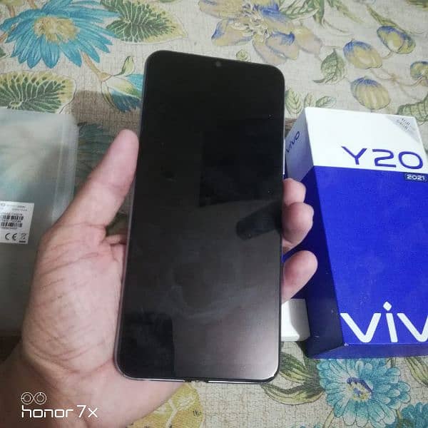 vivo Y20 4GB Ram 64GB Rom Dual sim pTa official approved 0319-9299204. 7