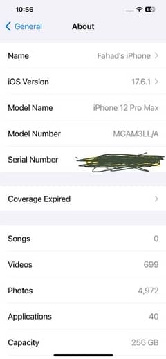 i phone 12 pro max Gold clour 256 jv