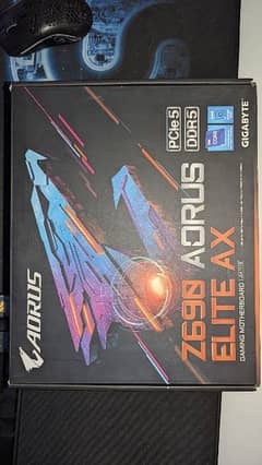 Gigabyte Z690 Aorus Elite Ax DDR5 in warranty till January 2026.