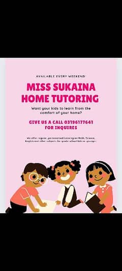 home tutoring