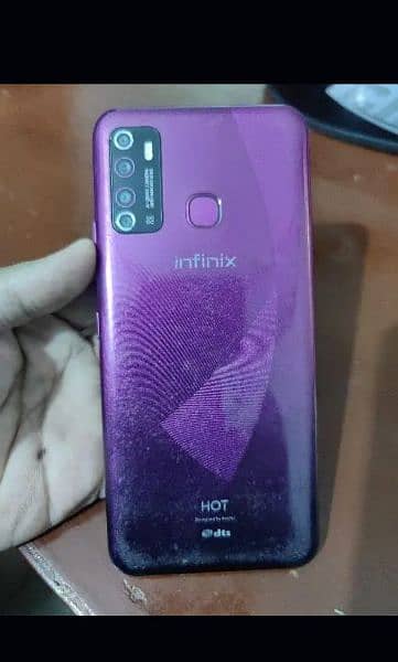 infinix hot 9 storage 4/128 battery 5000mah without box family 3