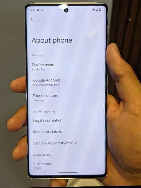 google pixel 6pro non pta 12gb ram 128gb storage 3