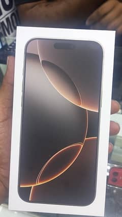 Iphone 16 Pro max Desert Titanium 256 Gb Uae Variant