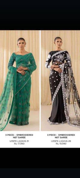 Sapphire Latest Festive Saree 2024 9