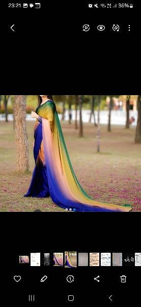 peacock saree 1