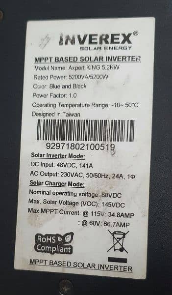 Used Inverex solar inverter 3