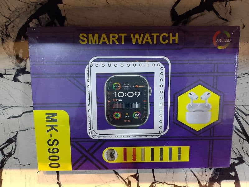 Smart Watch wit Earbuds 6