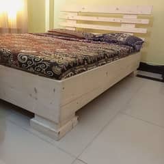 KING SIZE BED WITH DIMOND  MATTERS (8 YEARS WARRENTY) 0