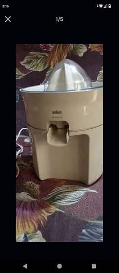 BRAUN citromatic juicer 0