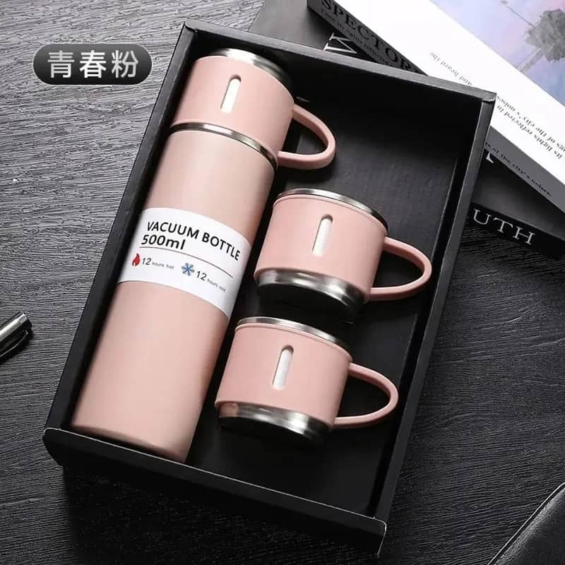 500ml Premium Stainless Steel Vacuum Flask – Keeps Drinks Hot or Cold 1