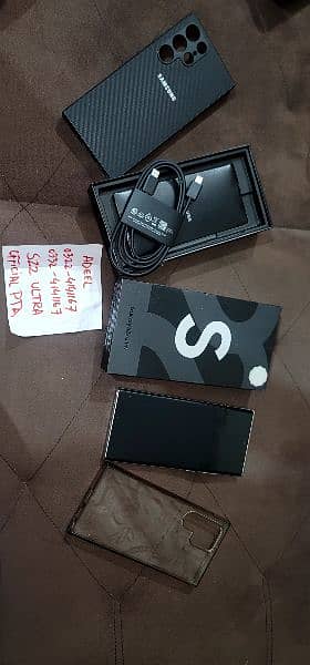 S22 Ultra 5g dual sim PTA official with box 0