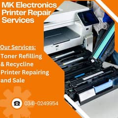 Printer Refilling & Repairing Available 0