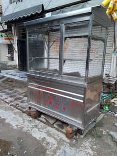 fast food counter steel counter Burger counter shawarma counter 0