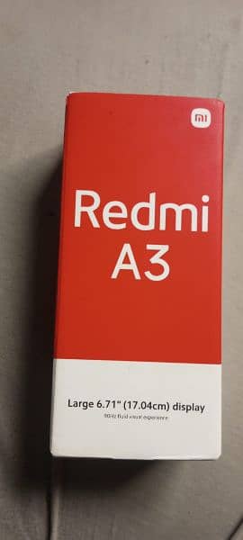 Redmi A3 4gb ND 64gb. . . 6