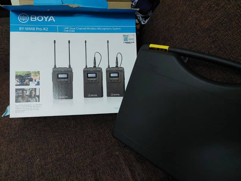 BOYA-WM8 PRO-K2 WIRELESS MICROPHONE 0