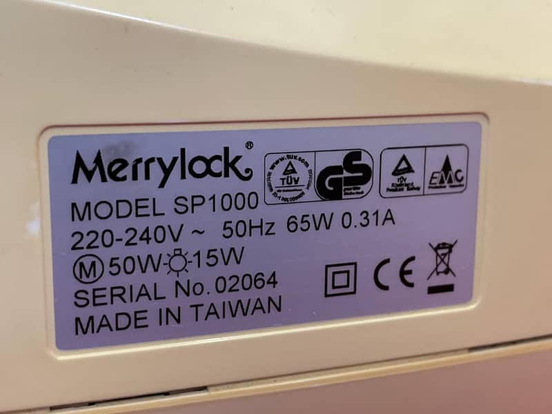 Merrylock  Needle Punching / Felting Sewing Machine, Imported 3