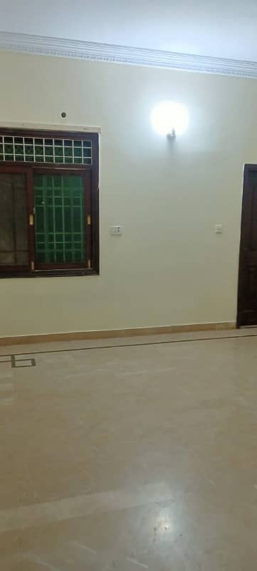 three bed dd west open portion for rent in johar 8