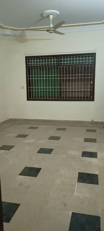 three bed dd west open portion for rent in johar 12